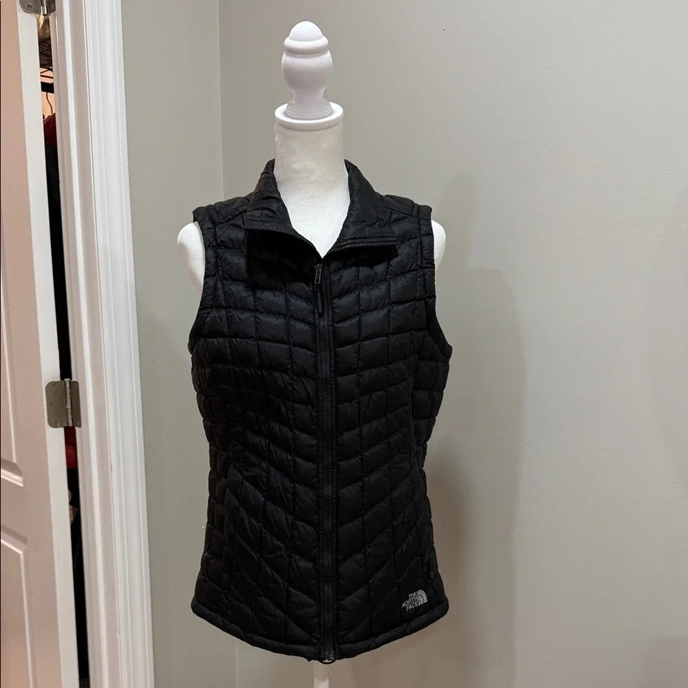 The North Face Black Puffer Vest - Picture 1 of 4